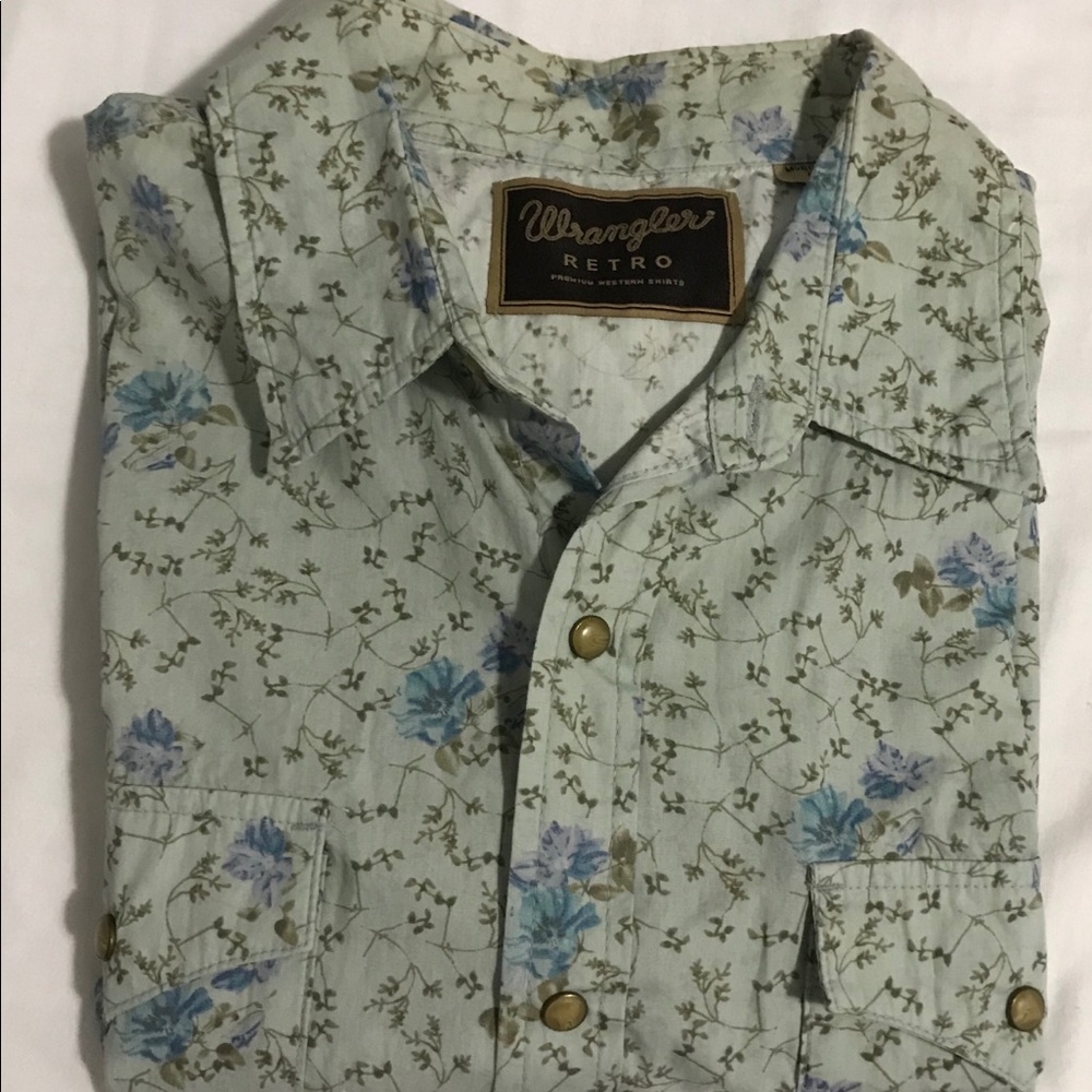 Wrangler cowboy shirt